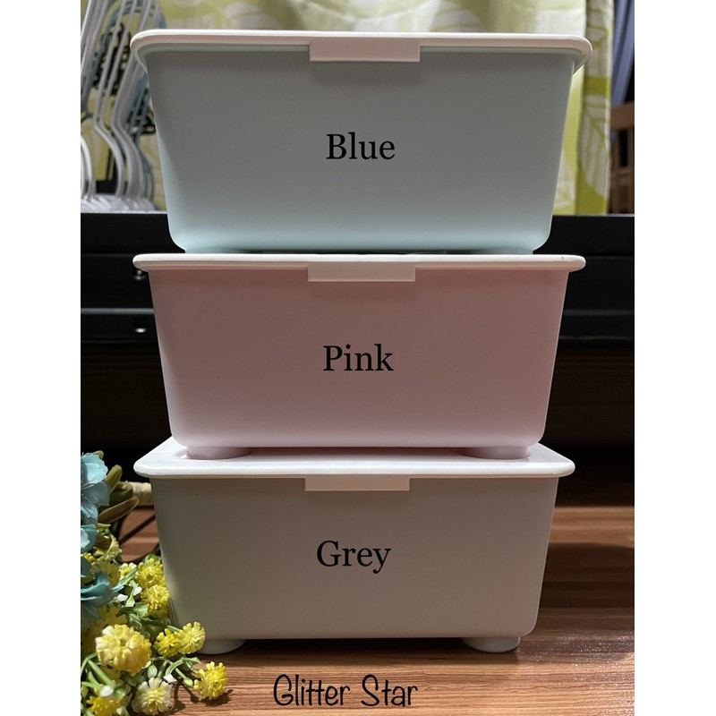 Stackable Small Storage Box with Lid Stationery Cosmetic Small Toys ...