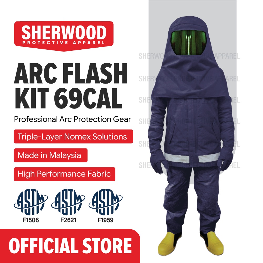 Sherwood Nomex IIIA Arc Flash Suit (HRC 4) - 69Cal | Shopee Malaysia