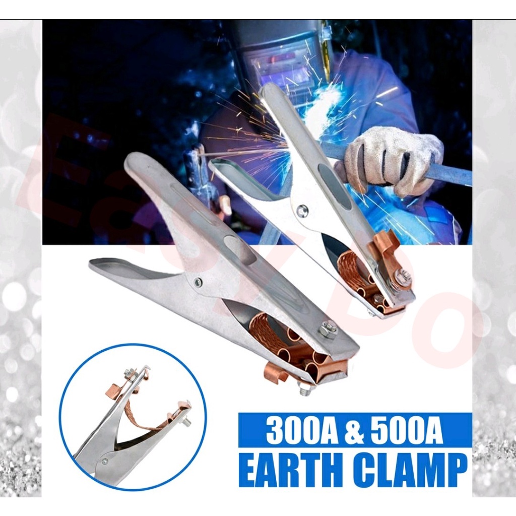 300 Amp & 500 Amp Welding Cable Earth Clamp Earth Ground Cable Clip