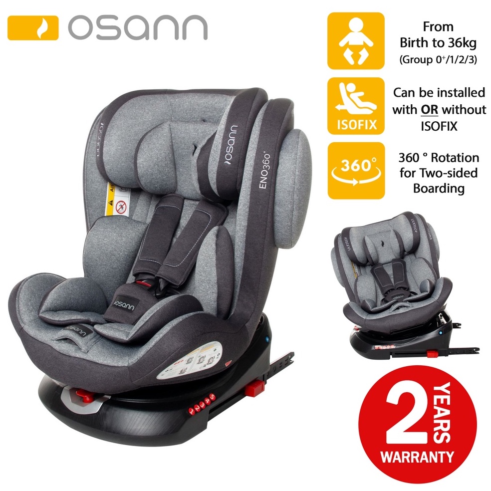 Osann Eno 360 Turn Around Convertible Car Seat Shopee Malaysia