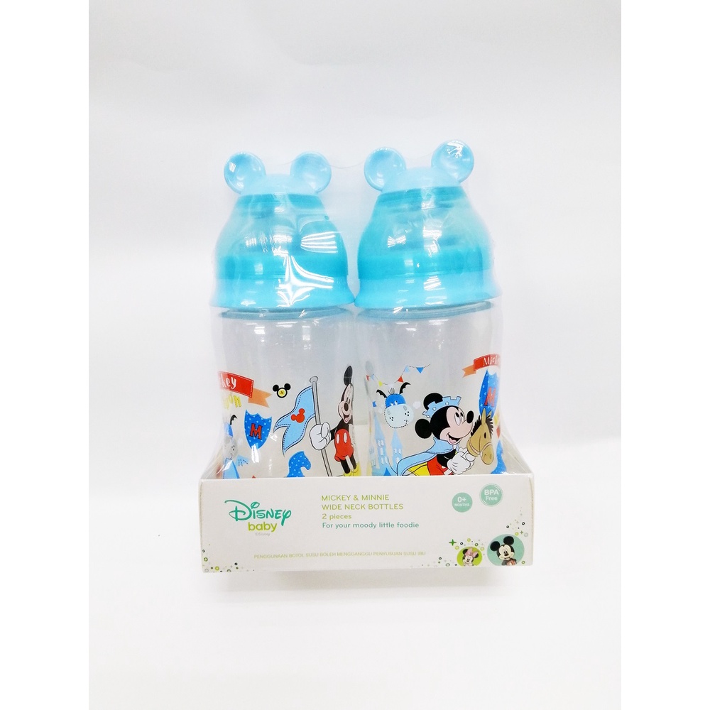 Anakku Disney Baby Pp Wide Neck Feeding Bottle Teat Twin Pack With 