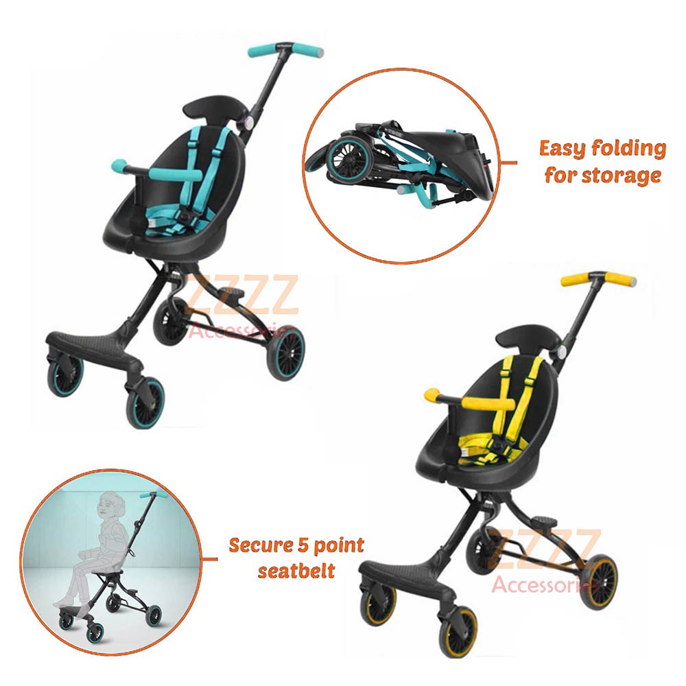 Magic Foldable Baby Stroller 94cm U1 for Kids / Kereta Lipat Bayi Kanak ...