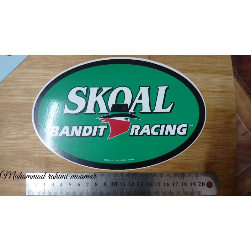 sticker skoal bandit racing | Shopee Malaysia