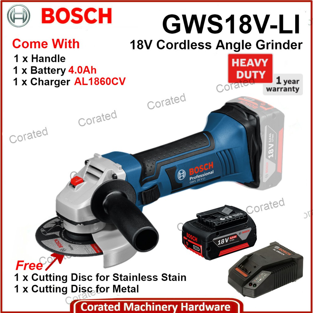 Battery grinder bosch sale