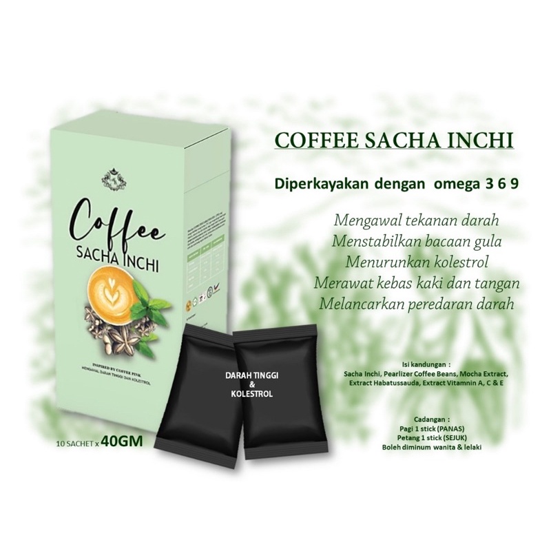 COFFEE SACHA INCI BY PINKISH BEAUTY COSMETIC Shopee Malaysia