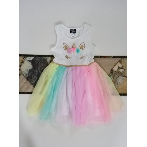 Unicorn dress for 5 hotsell year old