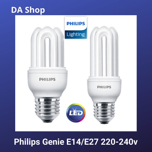 Philips Genie E14/E27 220-240V Light Bulb (8w/11w/14w) | Shopee Malaysia