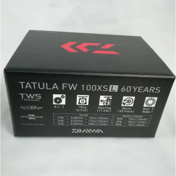 REEL, DAIWA TATULA FW 60TH YEARS CASTING (AD) 2018 | Shopee Malaysia