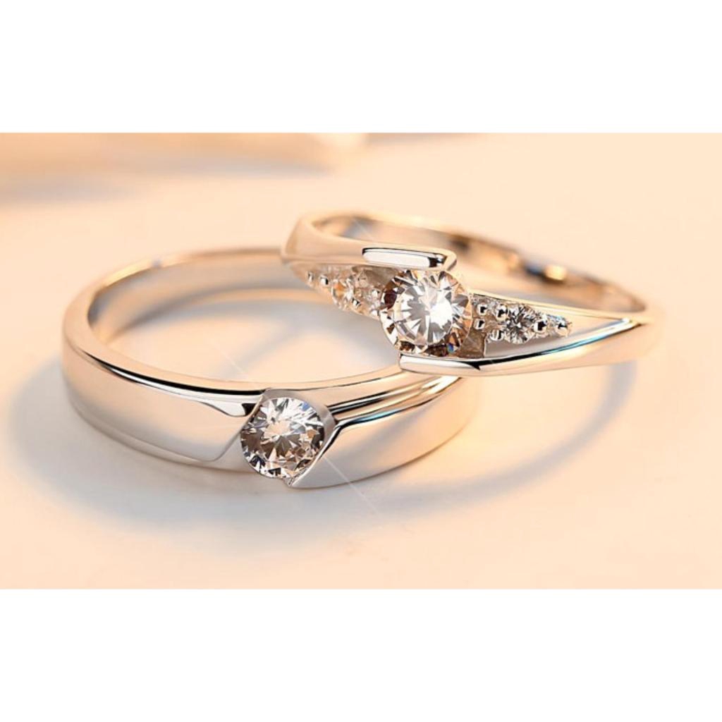 Swarovski couple rings discount