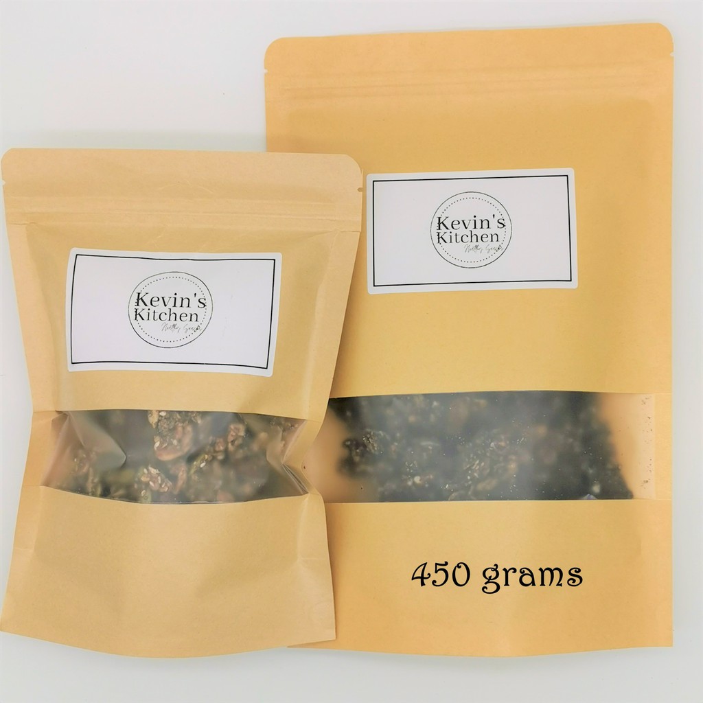 Keto Granola (Chocolate) / Breakfast / Snacks Sesuai untuk Pemakan Ketone Mentah (Diabetic