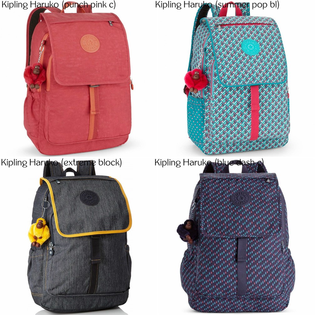 NWT Authentic Kipling Haruko Large Backpack Bagpack with Laptop Protection