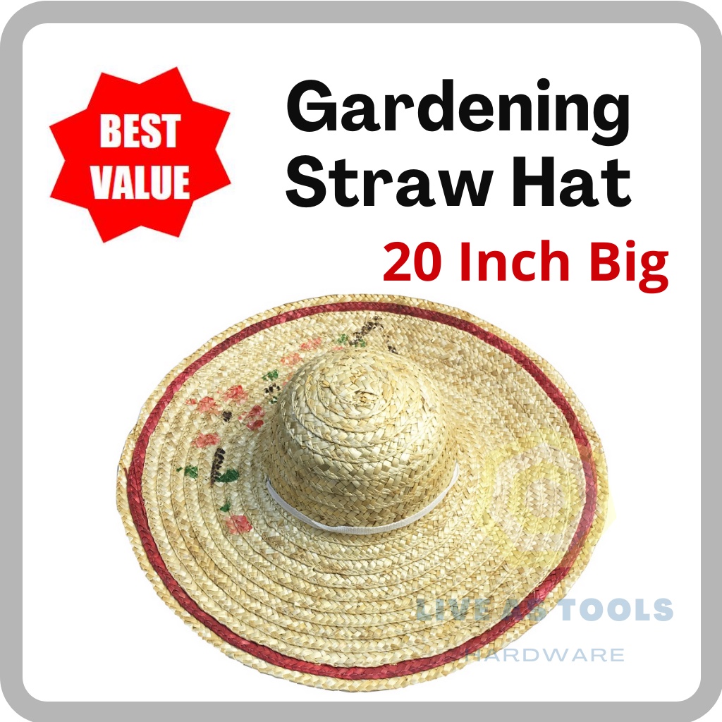 20 Straw Hat/ Gardening Hat/ Grass Hat