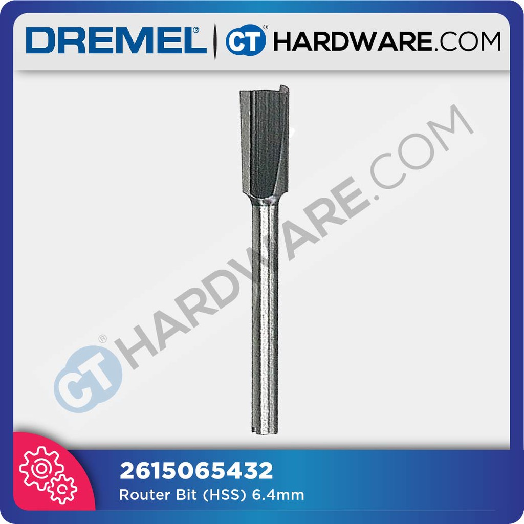 DREMEL STRAIGHT ROUTER BIT 6.4MM 654 ( 2615065432 ) Shopee Malaysia