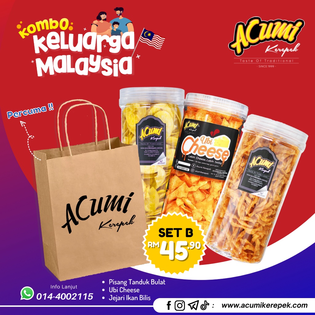 Set B - Kombo Keluarga Malaysia (JIMAT KAW KAW) | Shopee Malaysia