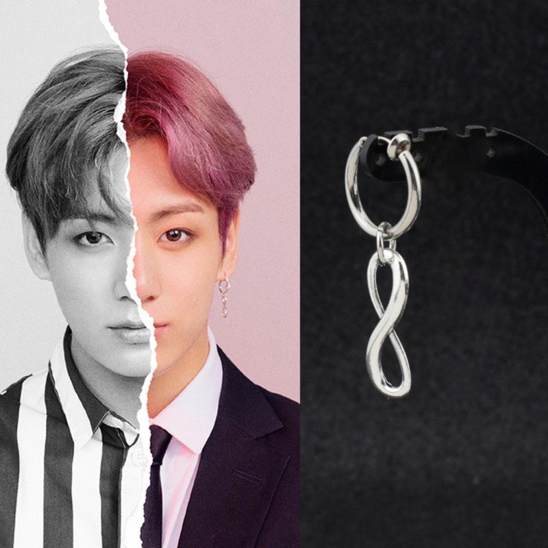 Jungkook hot sale hoop earrings