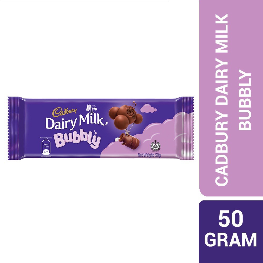 CADBURY DAIRY MILK BUBBLY 50G Shopee Malaysia