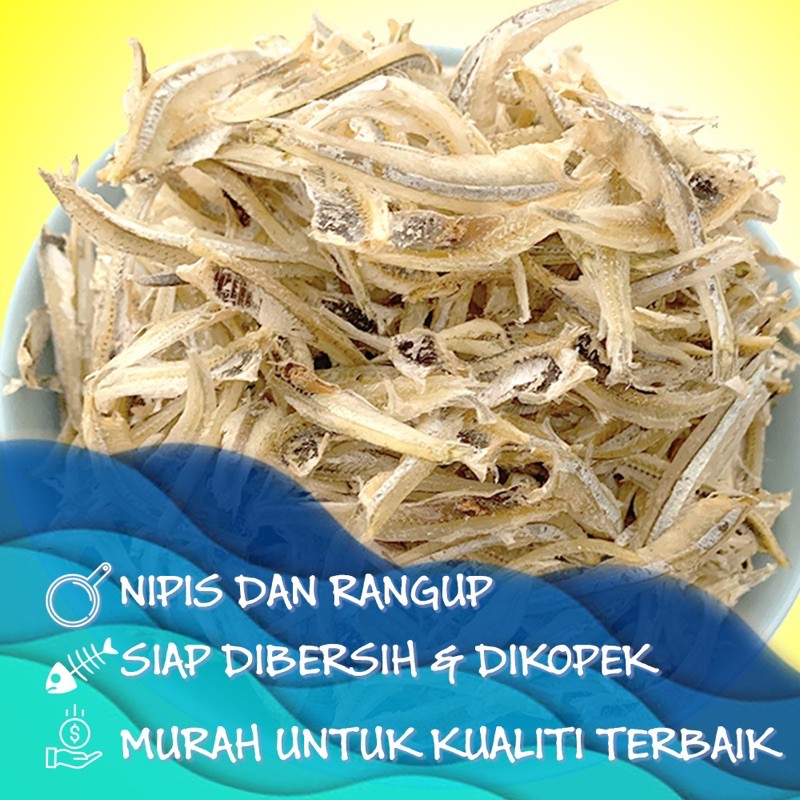 Ikan Bilis Kopek Fresh Nipis Sedap 500g Shopee Malaysia