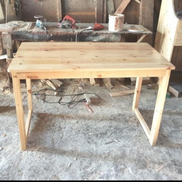KAYU Dining Table / RESTO / Work Table MODEL U 100X60X75 NATURAL Wood