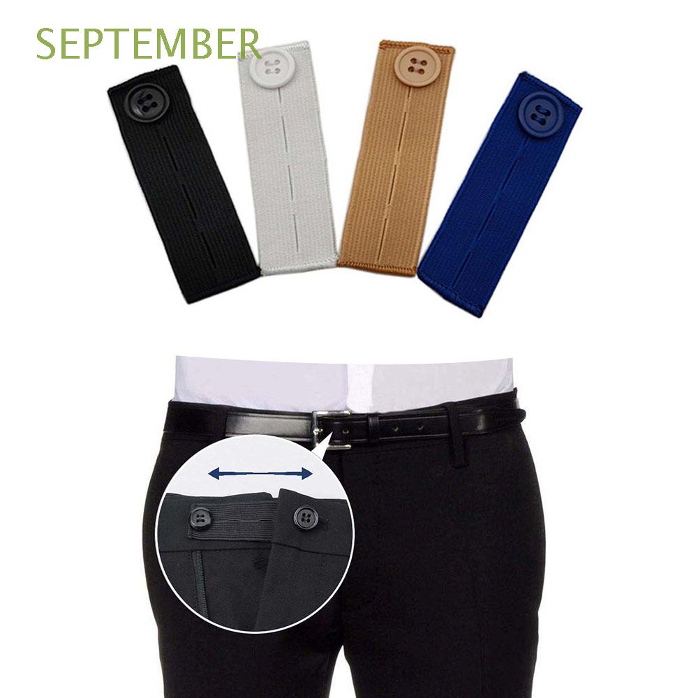 SEPTEMBER Flexible Button Extenders Trousers Extension Buckle Waist ...
