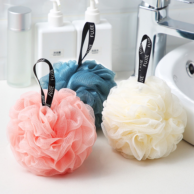 Nordic Bath Shower Sponge Loofahs Mesh Pouf Shower Ball Shower Sponge Bath Ball free Shopee