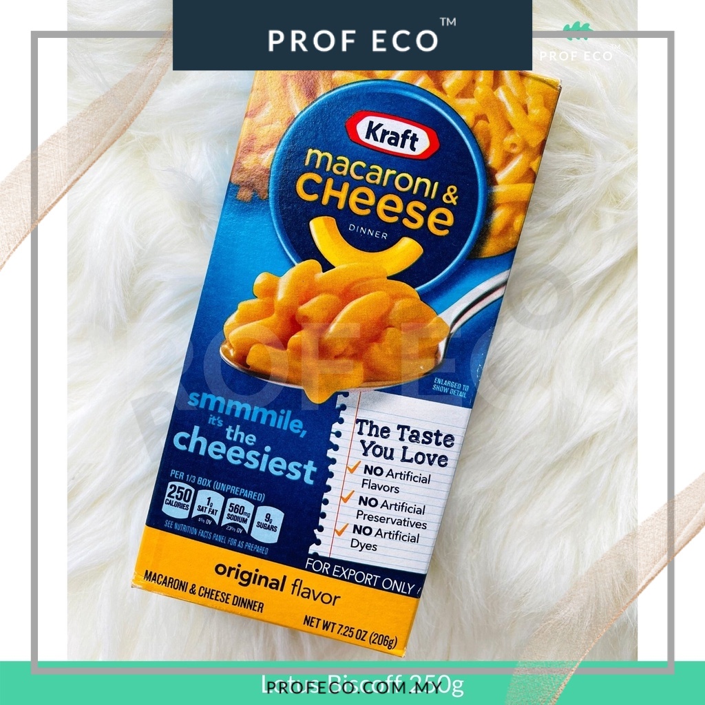 [Ready Stock] Kraft Macaroni & Cheese Dinner 206g (Original) Shopee
