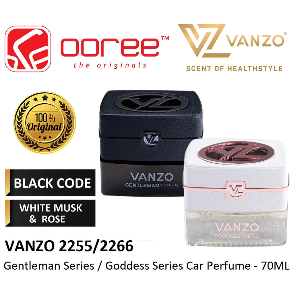 VANZO 2255 GENTLEMAN (BLACK CODE) / 2266 GODDESS (WHITE MUSK