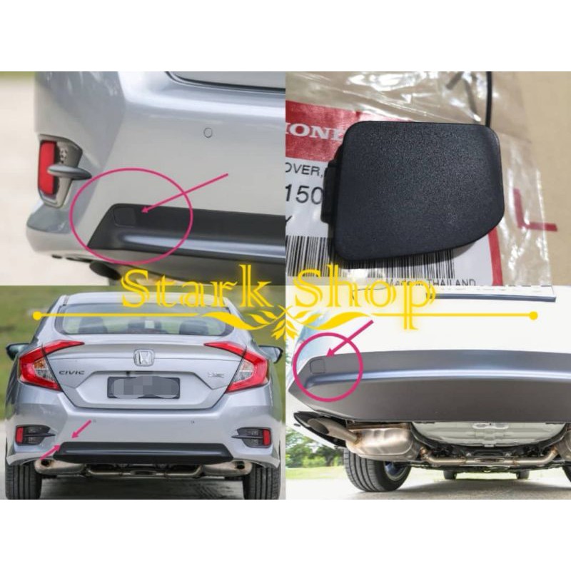 thumbnail image 2 of Towing Eye Cover For Volvo V40 2013–2019 – Rear Bumper Tow Hook Cap | OEM 31283757 39814200 Replacement 2 of 9