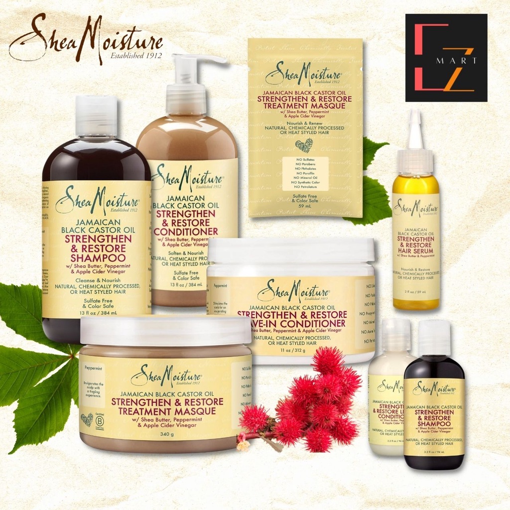 Shea Moisture Jamaican Black Castor Oil Strengthen Restore Shampoo