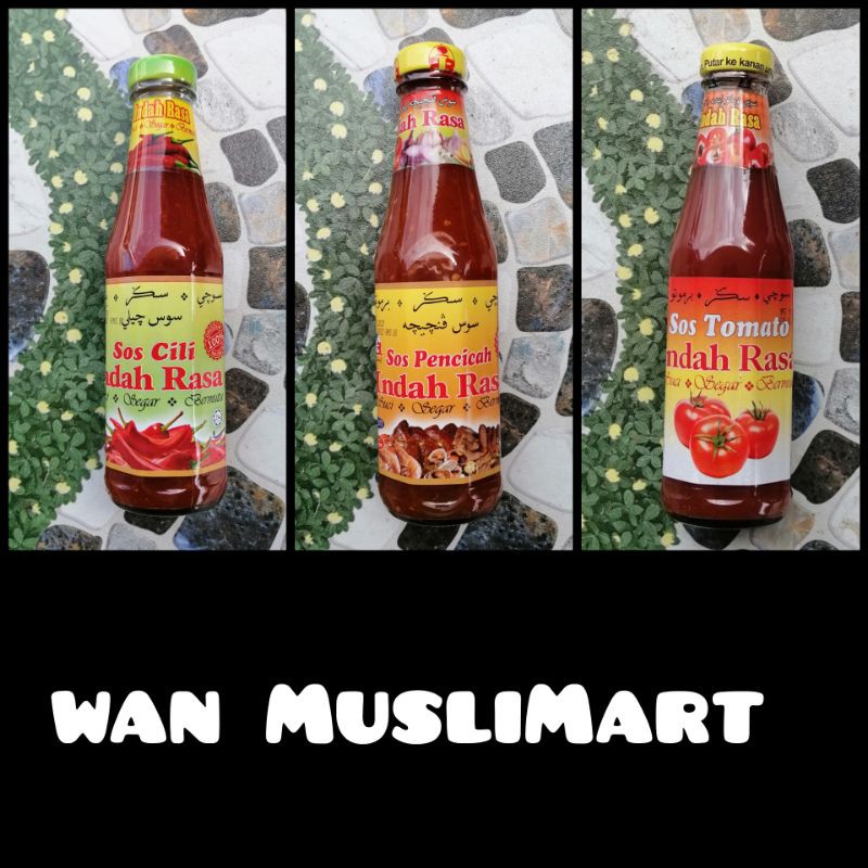 Sos Indah Rasa - Cili, Tomato, Pencicah 340gm | Shopee Malaysia