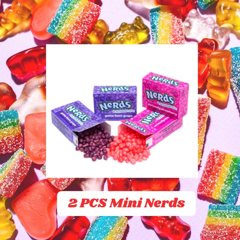 2 PCS Mini Nerds (Grapes & Strawberry) | Shopee Malaysia