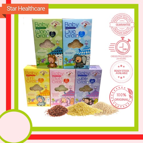 MommyJ Step 1 -> 5 Organic Rice Grain [exp date:07/2024] | Shopee Malaysia