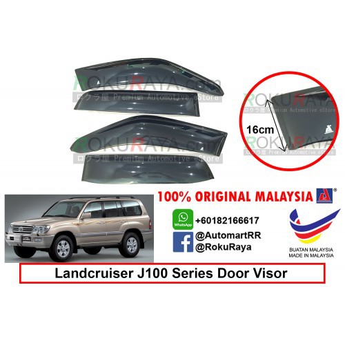 Toyota Landcruiser J100 Series 19982007 AG Rain Wind Sun Deflector Air
