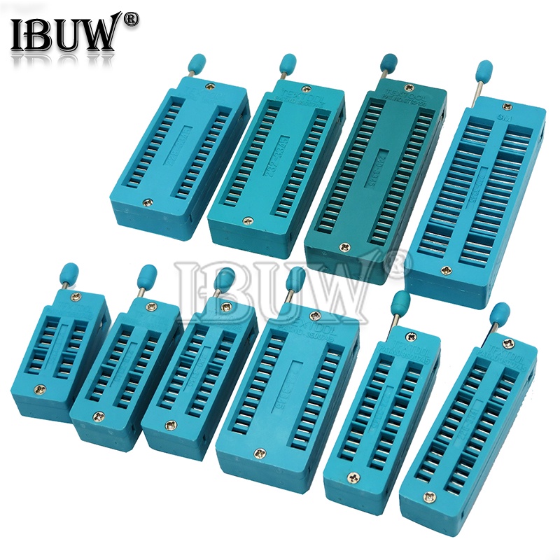 1PCS 2.54MM IC lock seat socket Test Universal ZIF sockets 14Pin 16Pin ...