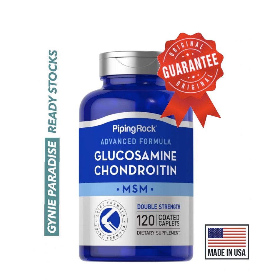 Ready Stocks, Advanced Double Strength Glucosamine Chondroitin MSM, 120 ...