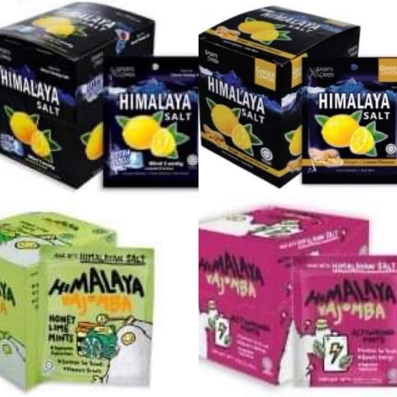 1 Box Himalaya Salt Mint Lemon Extra Cool Sports Candy (12 Pack) - FREE  Shipping