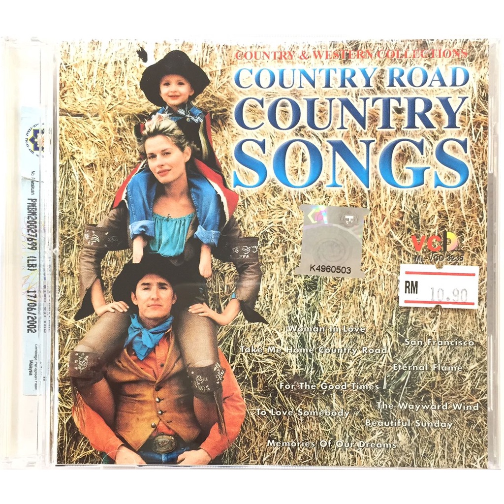English Karaoke Country & Western Collection Country Road Country Songs