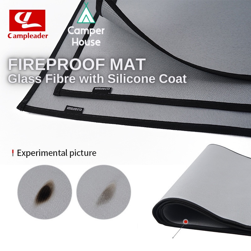 [Ready Stock] Camping Campfire Heatproof Fireproof Mat HIGH QUALITY / Pelapik Camping Kalis
