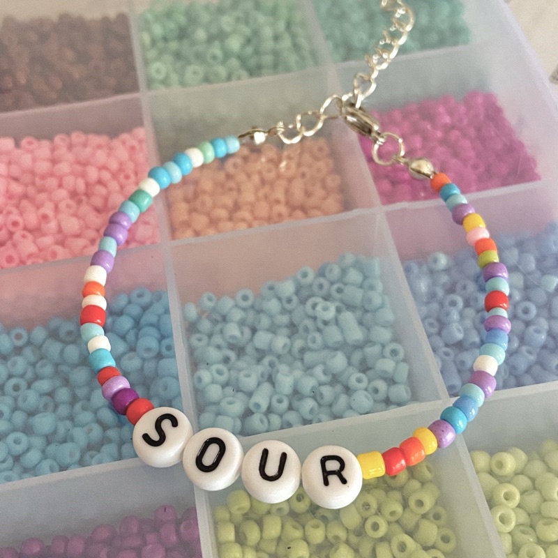 Olivia Rodrigo inspired bracelet and keychain