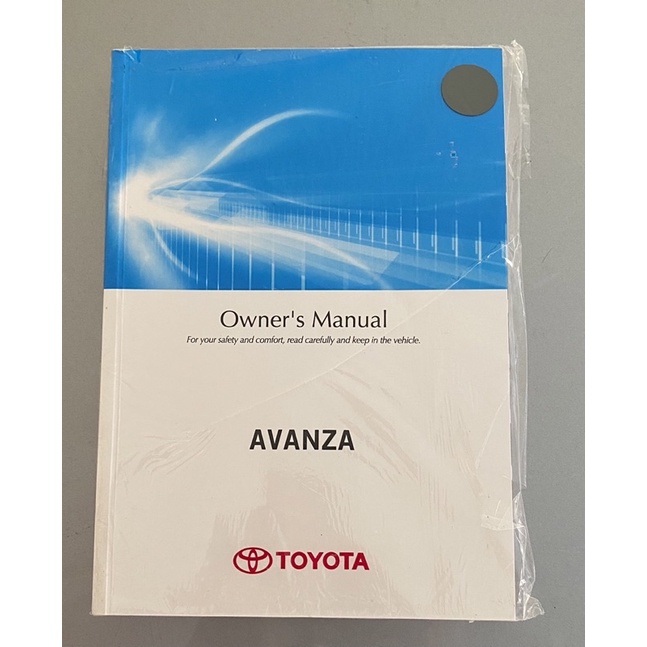 Toyota Avanza 20122017 ( New ) Manual Book Shopee Malaysia