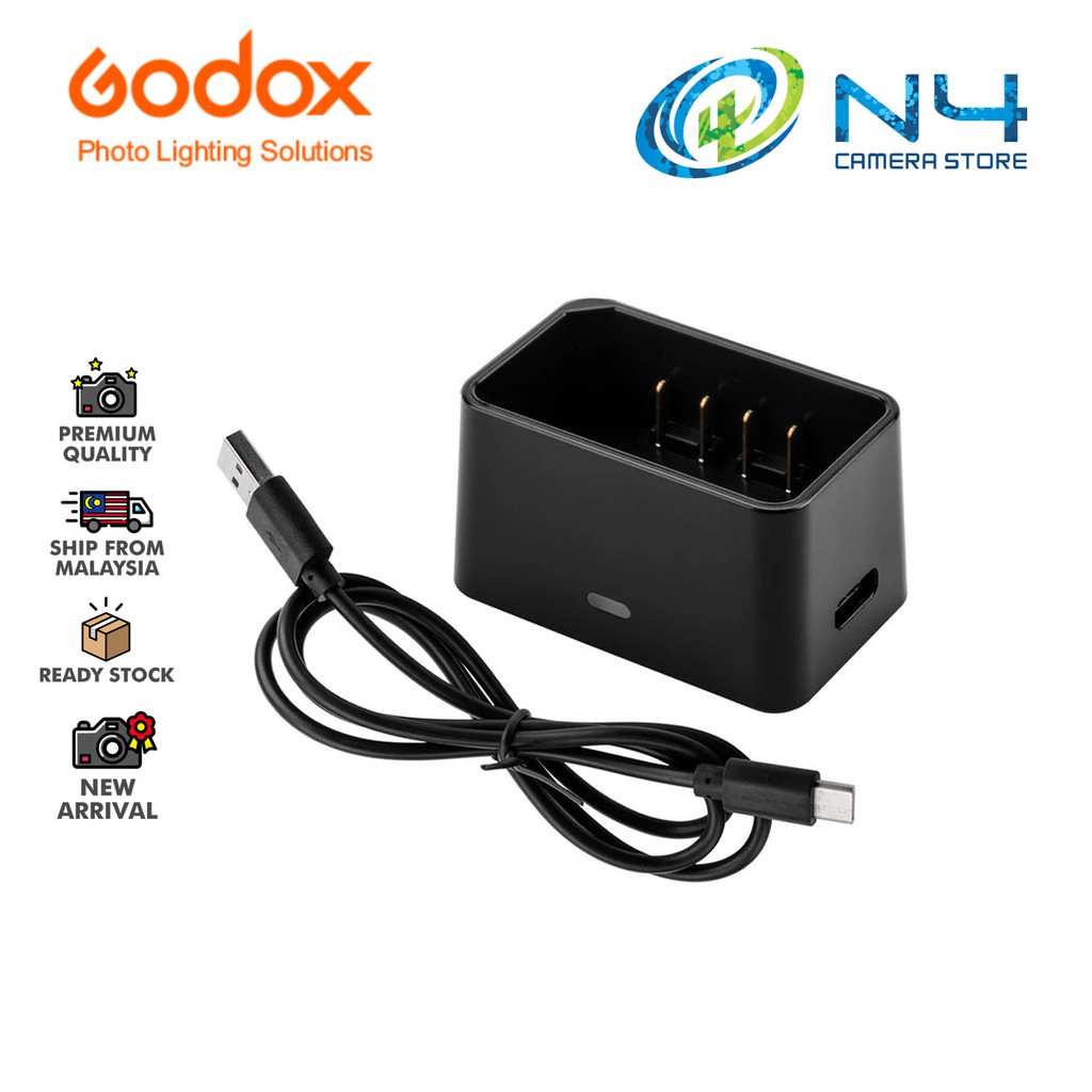 Godox VC26 VC26 Battery Charger for VB26 Lion Battery Suits V1