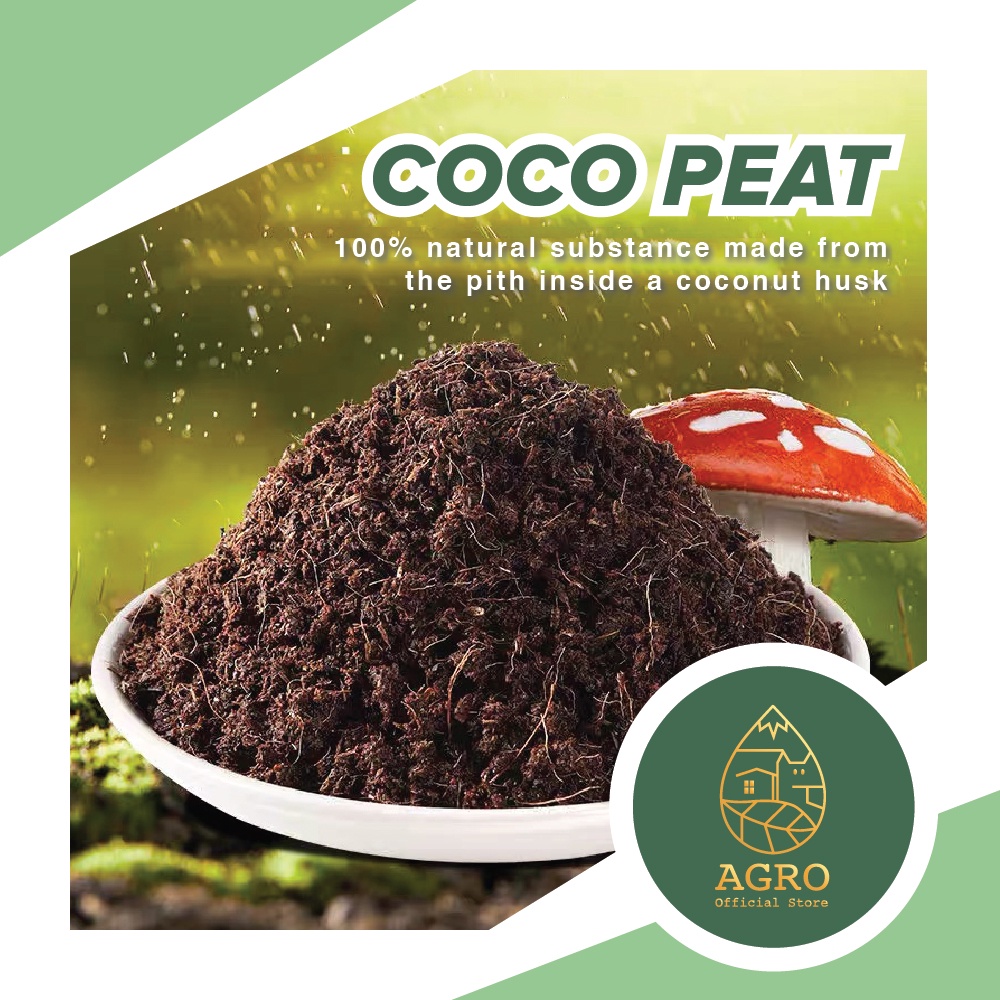 6L CocoPeat /Coco Coir Biji Benih(cocopeat sabut kelapa growing medium