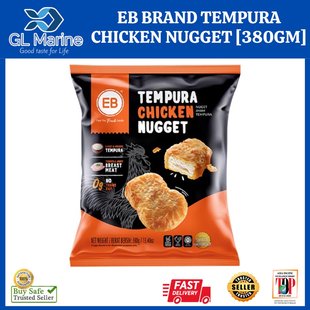 [BEST SELLING] [WHOLESALES] EB Brand Tempura Chicken Nugget {380GM ...