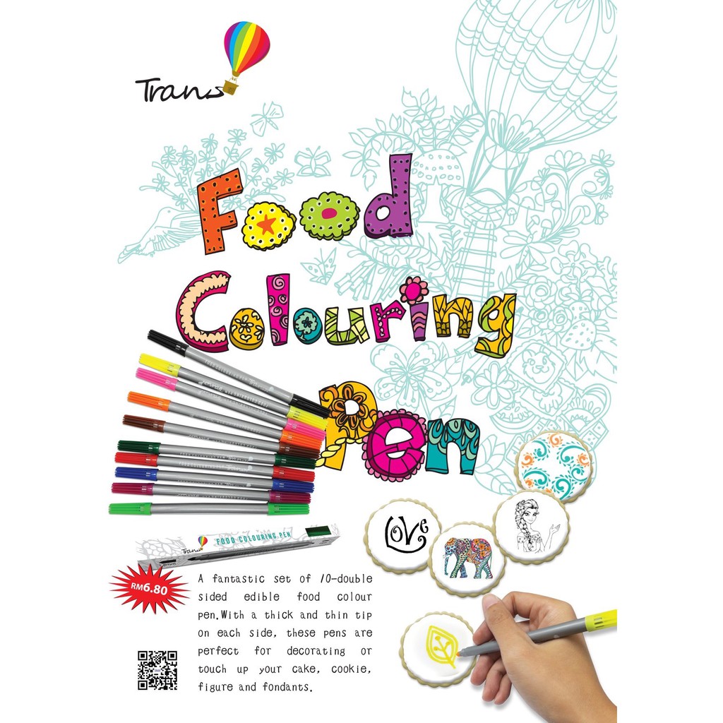 EDIBLE COLOUR PEN HALAL Shopee Malaysia