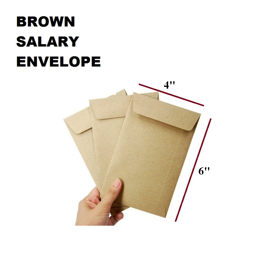 SALARY BROWN / WHITE ENVELOPE 4mm x 6mm Shopee Malaysia