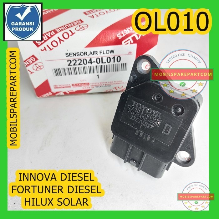 SENSOR MASS AIR FLOW MAF MAP TOYOTA INNOVA INOVA 2.5 2500 CC DIESEL ...