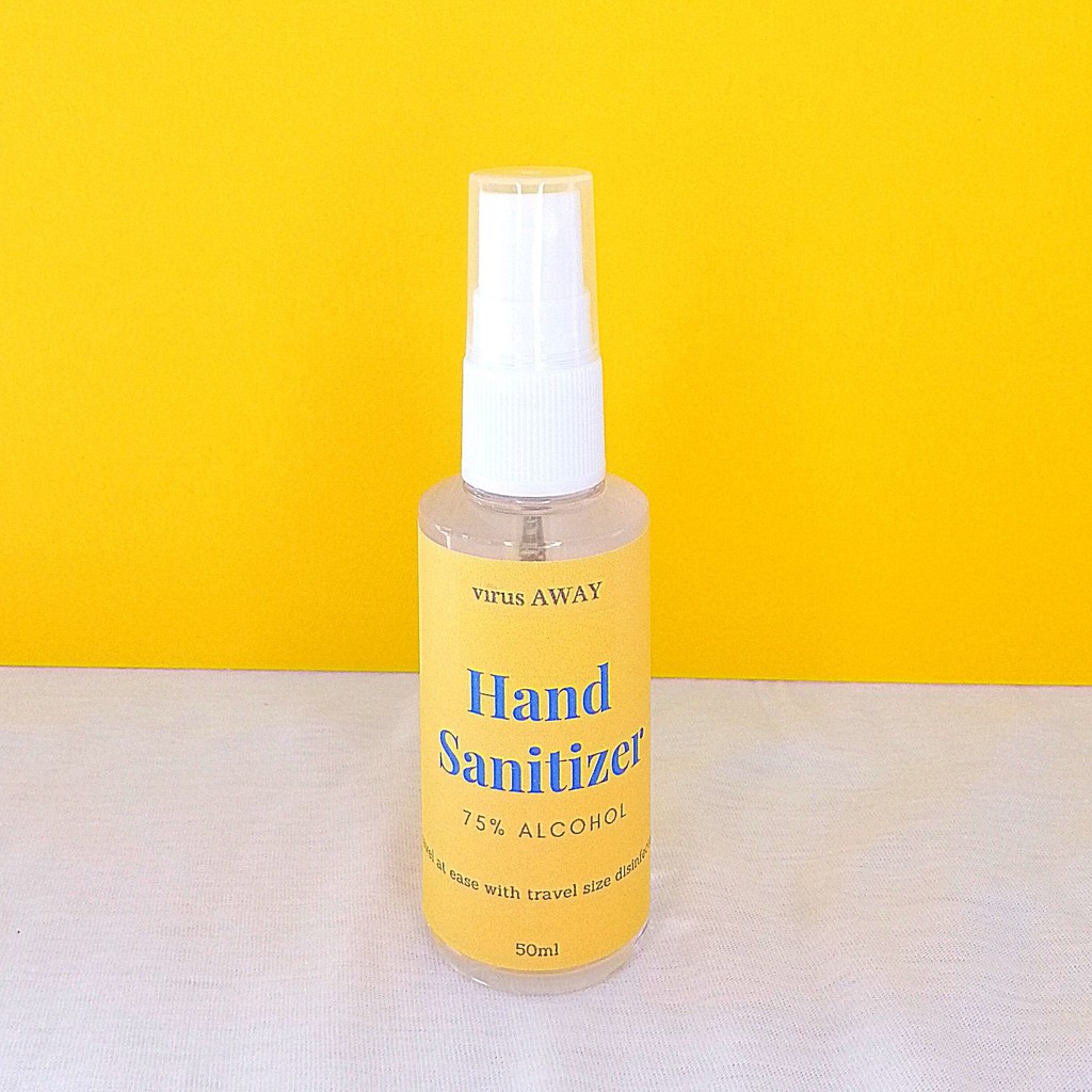 Travel Size Hand Sanitizer 75 Alcohol With KKM Certificate MOH