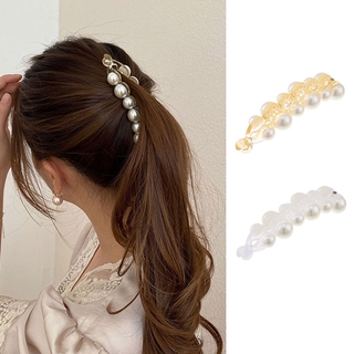  FRCOLOR 5pcs hairpin hair jewels for women hair gems for women  hair accessory for women korean hair accessories women's hair clips hair  pins for women Miss South Korea pearl 
