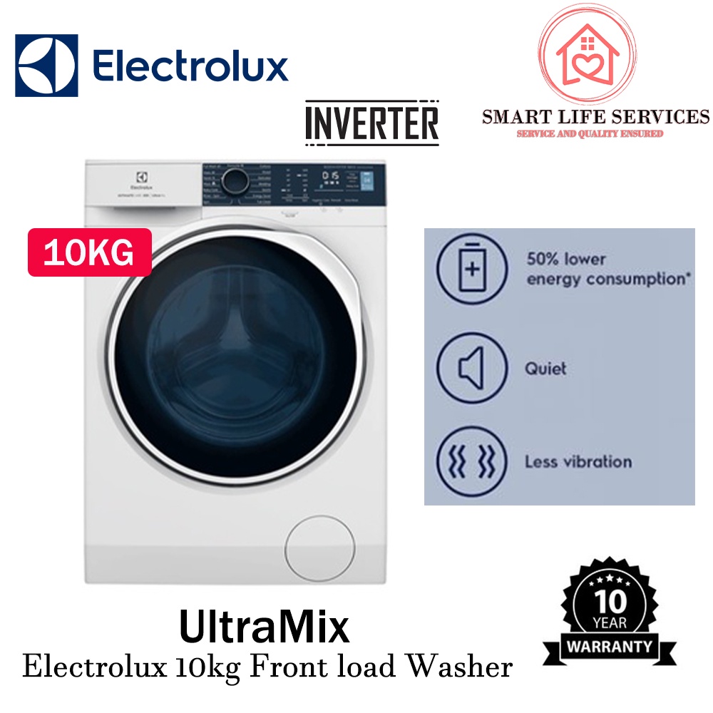 Electrolux 10kg Ultimatecare 800 Front Load Washing Machine EWF1024P5WB ...