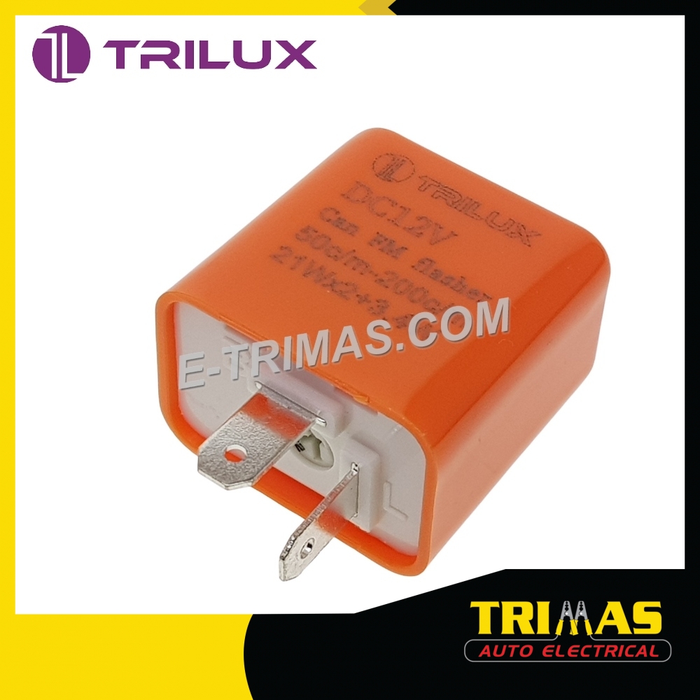 6V-12V TRILUX Adjustable LED Blinker Motor Turn Signal Condenser Flasher  Relay