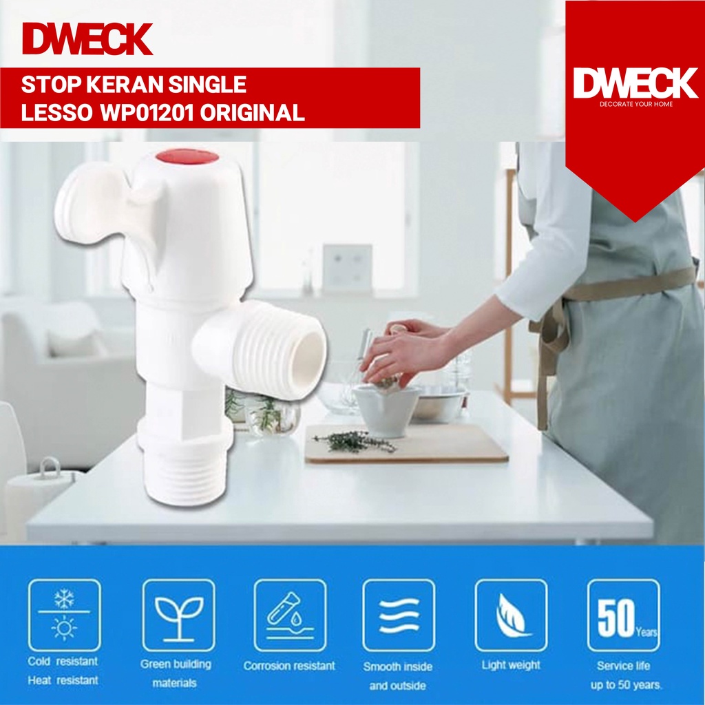 Original LESSO ABS Plastic Single Water Tap Stop | Shopee Malaysia